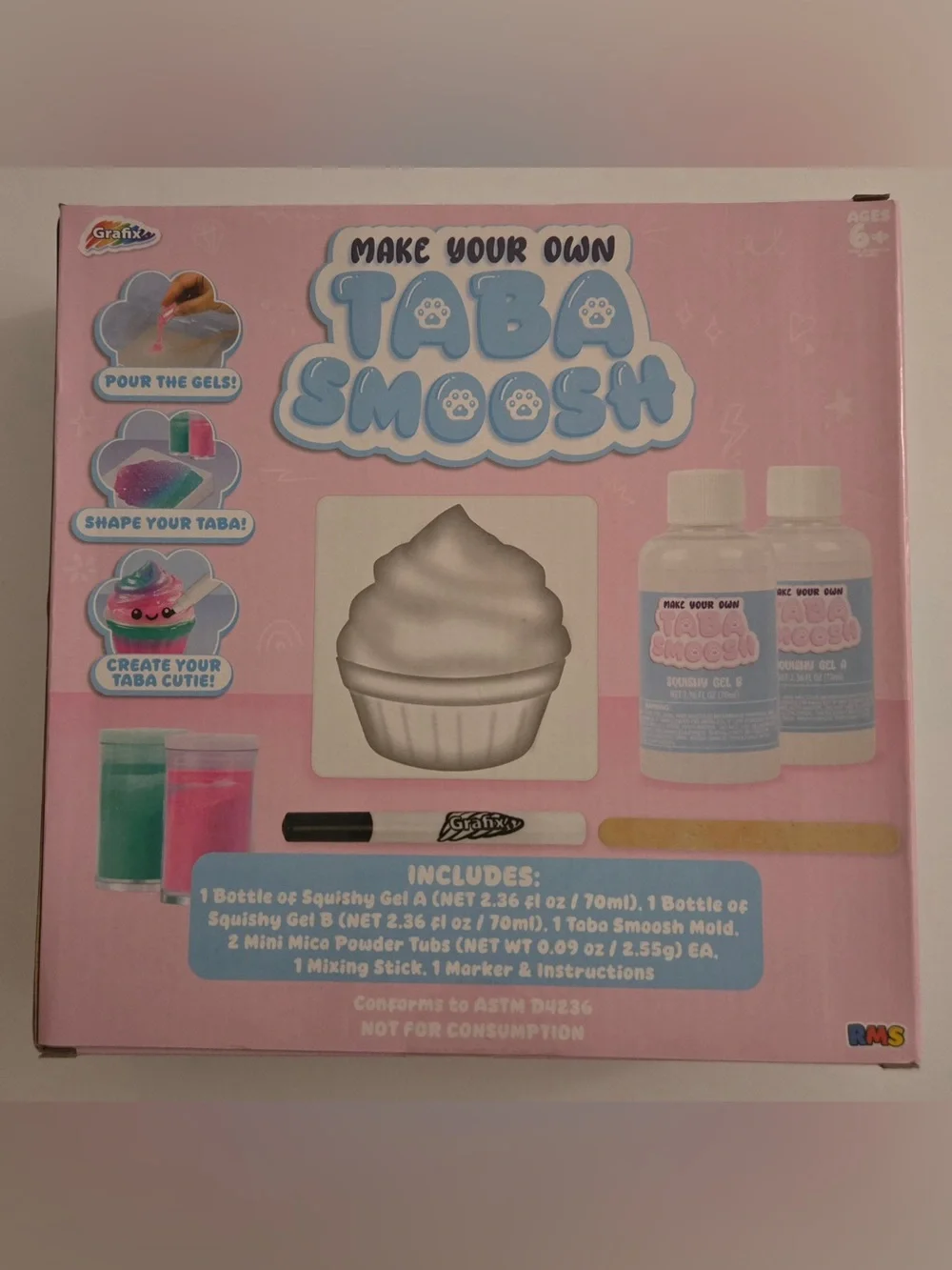 Make Your Own Taba Smoosh Squishy DIY Kit – Brand New